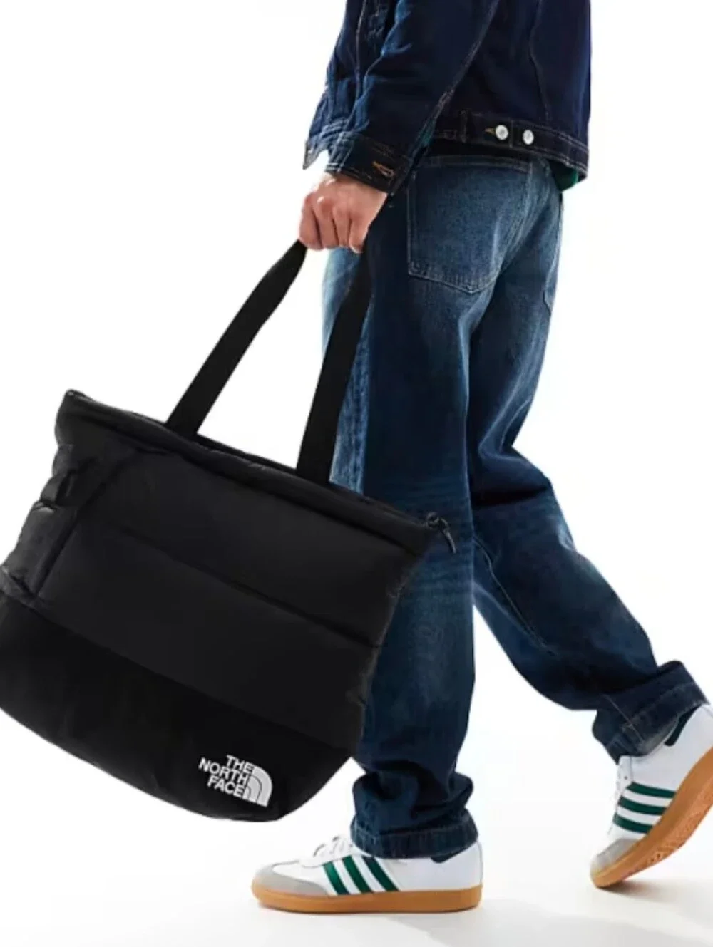 NWT The North Face Nuptse Tote In TNF Black - Unisex Puffer Bag